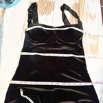 Rumored Runaway Black Velvet Cut Out Back Midi Party Dress Size Small Photo 8