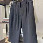 Nili Lotan Ella Pleated Virgin Wool Shorts Black Womens Size 2 Photo 8