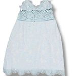 Victoria's Secret Victoria’s Secret Light Blue Dream Angels Floral Lace Slip Dress – Medium Photo 0