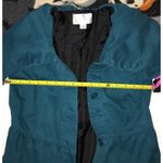 Xhilaration Teal Peacoat Trench Coat M Indie Vanguard Boho Coquette Girl Classic Photo 8