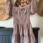 Mable floral smocked puff sleeve dress Photo 0