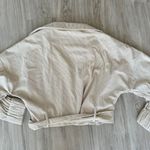 12th Tribe Tan Corduroy Crop Jacket Photo 1