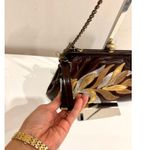 Patricia Nash NWT Ealing Frame Bag W/ Chain Straps Chocolate Medium Photo 3