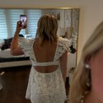 Lost + Wander white floral mini dress Photo 3