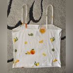 Forever 21  Fruit Print Cropped Tank Top Photo 1