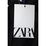 ZARA NWT Womens  Dark Charcoal Gray Grey Twist High Waisted Pencil Skirt Size XS Photo 5