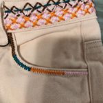 Cider  new cream wide leg embroidered jeans festival concert fall size‎ small NWT Photo 12