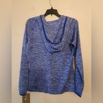 Under Armour  blue long sleeve loose fit Hooded Shirt size womens medium Photo 3