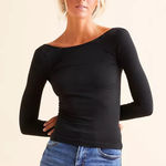 Free People  Low Back Seamless Long Sleeve Photo 0