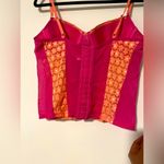 Rampage Vintage Fuchsia Orange Lace Balconette Corset Bustier Sexy Lingerie Top Photo 1
