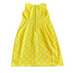 Calvin Klein Yellow Floral Print Sheath Dress Sunflower Sleeveless Size 12 Women Photo 5