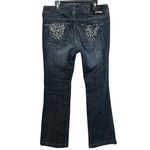 EXPRESS EXPESS STELLA BOOT CUT WOMENS JEANS DARK BLUE Size 8 Photo 1