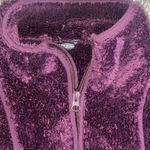 Oiselle Cat Lady Full Zip Purple Fleece Jacket XL Photo 1