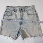 Cotton On  Blue High Straight Bermuda Distressed Jean Shorts Size 6 Photo 11
