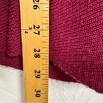 City Chic  Burgundy Boat Neck Slouchy Sweater Womens 16 Boho Casual Oversized Photo 5