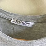 ZARA  TRAFALUC GREY SHORT‎ SLEEVE TEE SHIRT TOP CREWNECK SIZE L Photo 1