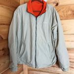 Tommy Hilfiger ORANGE/BEIGE  LOGO FLEECE REVERSIBLE JACKET Photo 0