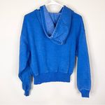Zenana Outfitters Bright Blue Washed Fleece Full Zip Hoodie Jacket Small NWOT Photo 10