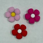 None Flower Crocs Charms 3 piece Set Photo 4