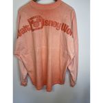  Parks Walt Disney World Spirit Jersey Shirt Coral Orange Ombré‎ Sparkle L Photo 3