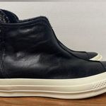 Converse All Star Chuck Taylor Black Punk HiTop Leather NWOT Sneakers -7 Photo 3
