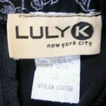 LULY K Strapless Tube Black White Small Dress Photo 5