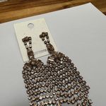 EXPRESS NWT Long Statement Pierced Earrings Rhinestone $16.50 MSRP Photo 4