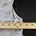 Madewell  Ruffle-Hem Pajama Tank Top Striped Women’s Small‎ Photo 6
