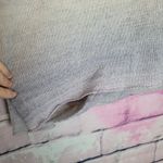 prAna  NIGHTINGALE SWEATER KNIT WOOL BLEND PURPLE MOUNTAIN OPEN BACK SWEATER M Photo 3