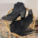 Stuart Weitzman Suede Crystal Studded Bootie Boots Size 6 Photo 7