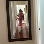 Amazon Floral Midi Dress  Pink Photo 3