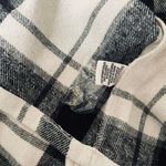 C One NWT Wool Black & White Plaid Shacket Photo 3
