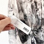Zimmermann  Silk Floral Printed Vapour Twist Mini Dress in Silver Photo 4