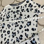 Chico's Chico’s Textured Animal-Print Bateau-Neck Leopard Print Sweater Photo 4
