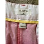 J.Crew Women's Pink 100% Cotton Trousers 14 Tapered Leg Pant Soft Twill Photo 1