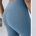 Halara Nwt Light Azure High Waisted Crossover Flare Yoga Leggings size XL. Photo 2