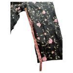 Karen Kane EUC Lifestyle Petites black/pink floral embroidered cropped pants 14P Photo 7