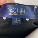 Rachel Roy  polka dot dress with sheer sleeves a ruffle detail. Photo 5