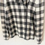 CHAPS Zip Moto Plaid Sweater Jacket Photo 2