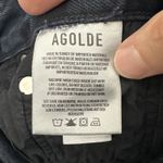 AGOLDE Riley High Rise Straight Crop Jeans Unseen Dark Blue Preppy Women 27 x 26 Photo 4