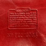 Coach VINTAGE Red Glove Tanned Duffle Sac XL Crossbody Bucket Bag USA 9085 COA Photo 3