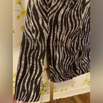 Zebra print high waist slit midi Skirt size L Size L Photo 1