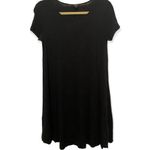 Forever 21 Black Short Sleeve T-Shirt Mini Dress Size Medium Photo 0