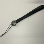 A Rare HTF Modern Vintage Hunting World Leather Keychain Keyring Bag Clip Black Photo 0