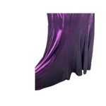 Danny & Nicole  fit and flare cocktail purple velour dress Knee semi formal Photo 1