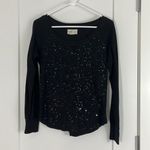 Denim & Supply Ralph Lauren Denim and Supply Medium Black Sequin Sweater Photo 2