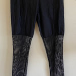 Chromat Classic Black Gender Inclusive Power Fishnet Mesh Running Pants‎ Small Photo 0