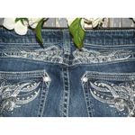 Wrangler  Rock 47 Jeans 5/6 Tall Low Rise Boot Cut Embellished Western Cowgirl Photo 6