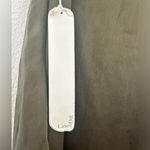 Line and Dot REVOLVE  Pleated Silk Faux-Wrap Olive Green Skirt size Large NEW Photo 4