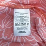 Loft Coral Pink Floral Halter Top S Cinched Waist Keyhole Back Summer Rayon Photo 12